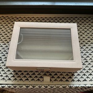 stackers (container store) sunglasses box - pink